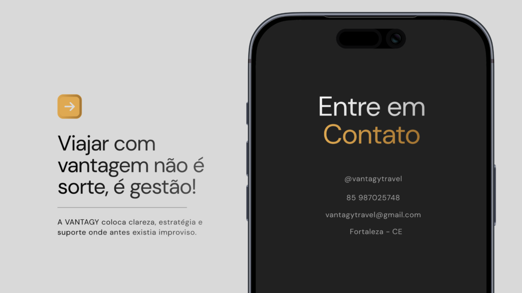 Apresentação comercial de agência de viagens produzida pela Hamo