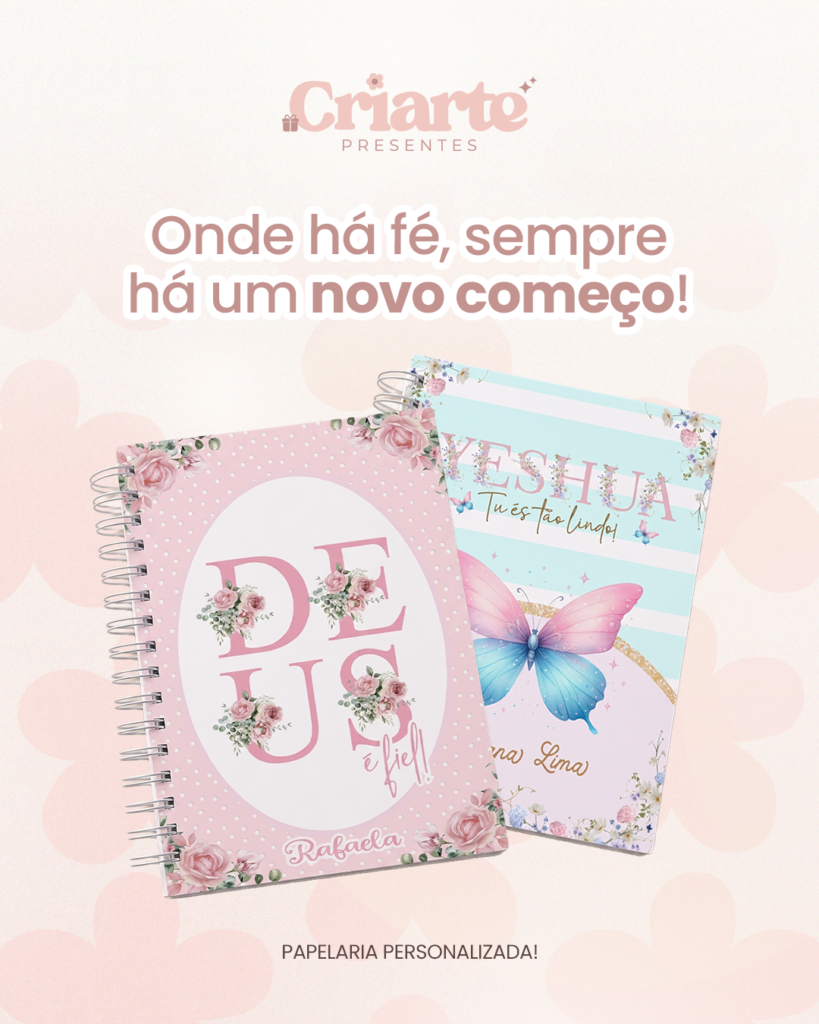 Conteúdo comercial para papelaria personalizada produzido pela Hamo