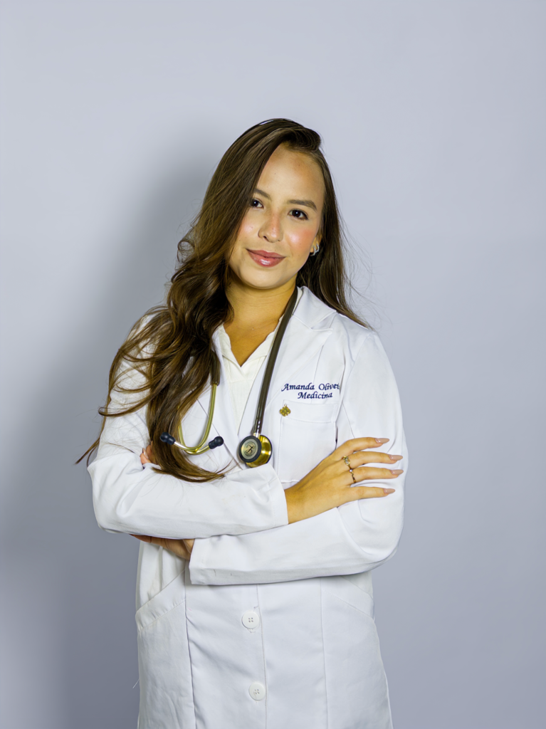 Retrato de estudante de medicina durante shooting fotográfico da Hamo.