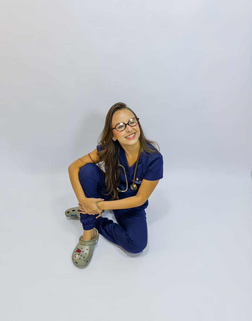 Shooting de estudante de medicina com fotografia profissional no Estúdio Hamo.